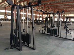 Commercial Gym Equipment Shoulder Chest Leg Curl <strong>Press</strong> Pec <strong>Fly</strong> Lat Pulldown Multi Station Gym Machine Jungle - Product Image 4