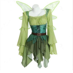 <span class=keywords><strong>Disfraz</strong></span> de Elfo <span class=keywords><strong>Medieval</strong></span> <span class=keywords><strong>Verde</strong></span> para <span class=keywords><strong>Mujer</strong></span>, Vestido de Hada Mágica con Cinturón y Alas, Disfraces de Halloween, <span class=keywords><strong>Disfraz</strong></span> de Elfo para Juego de Rol - Product Image 4