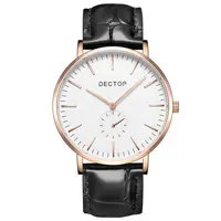 De lujo de alta calidad encanto existentes en línea al por mayor reloj para hombre marca casual DECTOP DG002 hecho en China