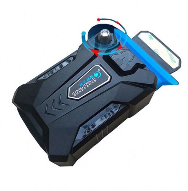 External Notebook Laptop Cooler Usb Cooling Pad Fan Aircooler Suction Turbine Ventilation for 12 15 17 Inch Portable