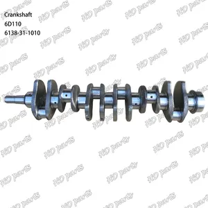 6D110 Crankshaft 6138-31-1010 Suitable For Komatsu Engine