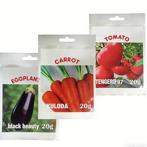 Bolsa de Mylar Impresa Personalizada con Sellado de Tres Lados, Bolsa para Semillas, Embalaje Alimentario, Sachet para Semillas de Vegetales, Tomate, Girasol y Flores - Product Image 4