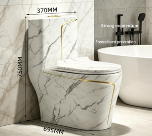 <span class=keywords><strong>WC</strong></span> Moderno in Ceramica Colorata con Sifone, Design Eco-Friendly a Doppio Scarico, Montaggio a Pavimento, Funzioni di Risparmio Idrico e Deodorante - Product Image 4