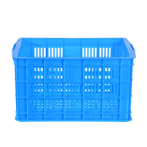 Jinhua Thickened Plastic Turnover Basket Rectangle Blue 580 Model <b>Storage</b> <b>Crates</b> For Fruits Vegetables Logistics - Product Image 3