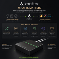 Router Inteligente JINK con Cable, Matter Over IP-Thread, para Hoteles y Hogares, Control LAN RJ45, Compatible con el Hogar