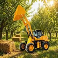 ZL946 Compact Wheel Loader Articulated 4x4 Mesin Diesel Mini Payloader 5 Ton 1.2m Bucket Front Loader Konsumsi Bahan Bakar Rendah
