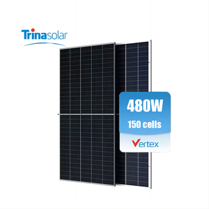 Trina <span class=keywords><strong>TSM</strong></span>-<span class=keywords><strong>DEG18MC</strong></span>.<span class=keywords><strong>20</strong></span>(II) 480W กระจกนิรภัยโมดูลพลังงานแสงอาทิตย์ 480w 485w 490w 495w 500w 505w Bifacial Dual แผงกระจกสําหรับระบบพลังงานแสงอาทิตย์ - Product Image 1