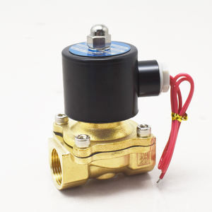 2W200-20 Luft Gas Öl Wasser Schlauch Messing 2W AC220V AC110V DC12V DC24V Elektrisches Magnetventil Normalerweise Geschlossen 3/4 Zoll - Product Image 6