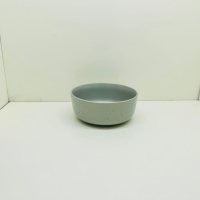 Service de table en grès élégant d'Europe |   Service de 4 assiettes et bols en céramique grise |   Lave-vaisselle et four compatibles pour la maison et les hôtels