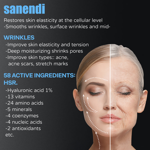 Ampolla de cuidado de la piel Sanendi Platinum P-HSR con vitamina C para el rostro y suero antienvejecimiento 5ml x 10 viales Ampolla Facial - Product Image 6