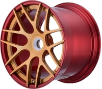 Nouvelles jantes forgées sur mesure 2 pièces à déport profond 18-24 pouces 25mm ET, peintes noir bronze, à rayons en alliage d'aluminium 6061-T6 pour