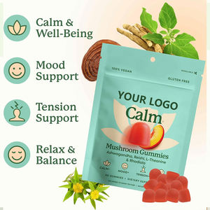 Oem/odm להתאמה אישית גמיות פטריות רגועה אשוואגנדה reishishi תוספת צמחים להתמקד, סיבולת, ואנרגיה - Product Image 2