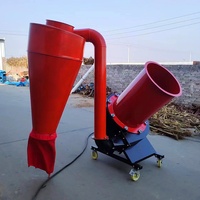 Broyeur d'alimentation électrique triphasé à finesse réglable productivité élevée capacité de 200 kg/h nouveau broyeur à marteaux multifonctionnel extérieur