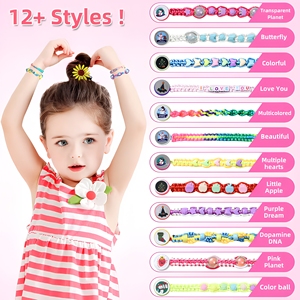 Set per Creare Braccialetti in Plastica Fai-da-Te per Ragazze, Confezione con Guida <span class=keywords><strong>Video</strong></span> - Product Image 4