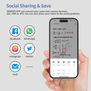 Подарочный блокнот NEWYES A5 с функцией синхронизации и воспроизведения, со стилусом в облаке - Product Image 5