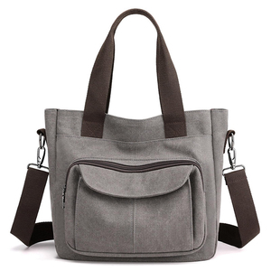 <b>Canvas</b> Tote Bag for Women Men Large Capacity Crossbody Shoulder <b>Handbag</b> Top Handle Satchel - Product Image 1