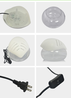Nouveauté 2024 : Mini humidificateur d'air portable électrique en plastique pour voiture, diffuseur d'huiles essentielles ultrasonique avec contrôle intelligent