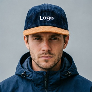 Gorras de Béisbol HKZB Personalizadas, Estilo Casual, Visera Plana, Cierre a Presión, 5 Paneles, Gorra de Campamento con Visera de Gamuza, Estilo Hip Hop, Visera Corta - Product Image 3