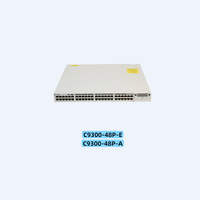 Nuevo conmutador CiscoS Cata 100% original de la marca. Lyst C9300 PoE + de 48 puertos, Network Essentials Advantage (ventaja esencial de red), con el puerto PoE +, en la parte superior