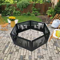 Anneau de feu en métal de Style érable, vente en gros