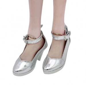 Chaussures de poupée BJD 1/3 60 cm, bottes Martin blanches/roses/noires, cool et chics pour vos adorables poupées - Product Image 6