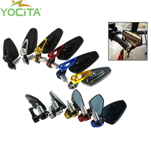 YOCITA YCT-HHJ-005 Espejos Retrovisores de Aluminio de 22mm para Motocicleta, Accesorios para Motocicleta, Visión de Campo Mejorada, Retrovisores Laterales YCT-HHJ-005 - Product Image 1