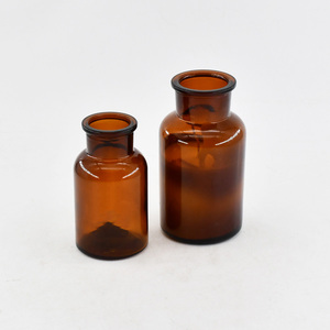 Pot <span class=keywords><strong>d</strong></span>'<span class=keywords><strong>apothicaire</strong></span> 30ml 50ml <span class=keywords><strong>Bouteille</strong></span> de réactif en verre ambré pour laboratoire de pharmacie et <span class=keywords><strong>apothicaire</strong></span> avec bouchon en verre - Product Image 4