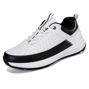 Chaussures de golf pour hommes, baskets de golf à lacets, respirantes et perforées, pour l'entraînement sur le driving range - Product Image 3
