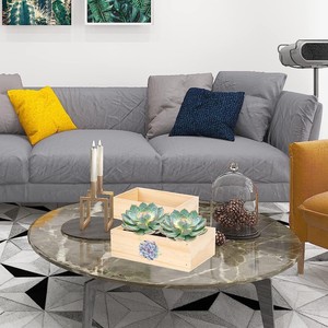 Boîte de rangement en bois rectangulaire, en bois massif, type sur pied, pour emballage général, durable - Product Image 3