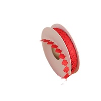 Ruban d'emballage en forme de fleur de fraise de 1,5 cm pour accessoires vestimentaires, décoration de fêtes, boîte cadeau, bricolage fait main