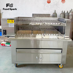 <span class=keywords><strong>Asador</strong></span> Giratorio Comercial <span class=keywords><strong>de</strong></span> Acero Inoxidable Tipo Abierto para Asados Brasileños - Product Image 2