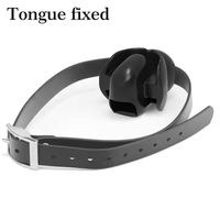 Jouet sexuel réglable en cuir pour jeu fétichiste extrême pour adultes, avec dispositifs de bondage fixes, boules de retenue en silicone, morsure ouverte pour la bouche, plug buccal et harnais