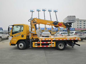 Camion de plate-forme de travail télescopique hydraulique de camion de <span class=keywords><strong>panier</strong></span> de véhicule de travail à haute altitude multifonctionnel de FAW 20M - Product Image 3