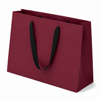 Sac cadeau en carton blanc de luxe avec impression de logo personnalisé pour bijoux, mode, cosmétiques et emballage de produits haut de gamme