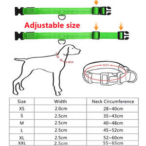 Collar electrónico LED para perro, recarga de Flash ajustable, collares duraderos para mascotas, collares reflectantes de noche antipérdida para uso en exteriores, collares LED para perros - Product Image 2