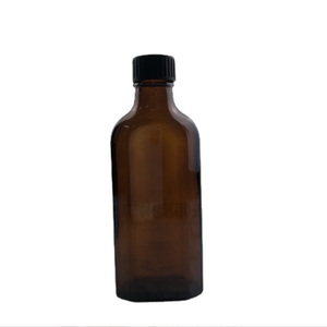 Flacon vide en verre brun de 100 ml (3 oz) pour soins capillaires, huile essentielle de cheveux <span class=keywords><strong>à</strong></span> l'huile marocaine, vente en gros - Product Image 2