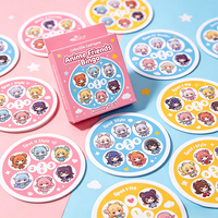 Impression personnalisée, jeu de cartes de mémoire Bingo pour enfants, jeu de cartes Spot It, personnage de jeu d'anime, booster pack, jeux de cartes à collectionner