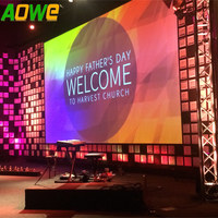 Led Stage P3.91 P4.81 Full Color HD 4K Mur vidéo LED de location extérieur P2 P3 P4 Panneau LED de location Écran d'affichage LED numérique