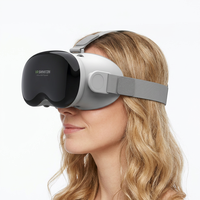 Casque de réalité virtuelle 3D pour téléphone portable VR SHINECON G02EF, lunettes de jeu, casque polarisé, écran de 50 à 80 pouces, matériau ABS