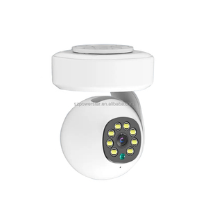 Caméra panoramique de plafond à 360 degrés <span class=keywords><strong>V380</strong></span> avec vision nocturne, caméra de sécurité domestique CCTV WiFi pour appartement, restaurants - Product Image 1