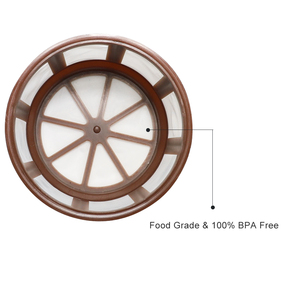 Panier filtrant à café universel, <span class=keywords><strong>filtre</strong></span> de remplacement en nylon, filtres réutilisables pour cafetières et machines à café - Product Image 3