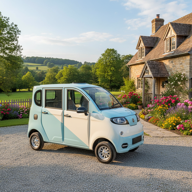 New Energy Electric Car 4 Wheel Adult Mini EV Vehicle Electric SUV Low-speed Vehicle 1000W Motor Dual Disc Brakes