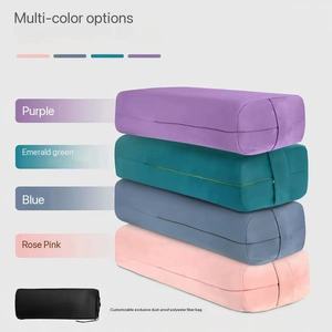Coussin de <span class=keywords><strong>yoga</strong></span> en coton lavable et durable pour débutants, oreiller de <span class=keywords><strong>yoga</strong></span> et de Pilates, accessoire d'étirement pour le soulagement de la colonne vertébrale et l'alignement corporel - Product Image 3