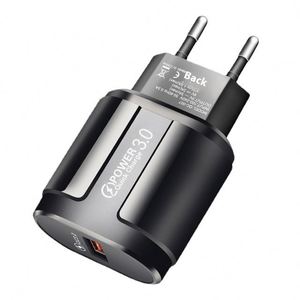 อะแดปเตอร์ชาร์จเร็ว 18W สำหรับเดินทาง ช่องเสียบ USB เดี่ยว รองรับ QC2.0 และ SCP สำหรับโทรศัพท์มือถือ - Product Image 1