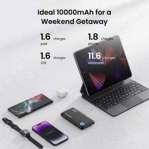 Cargador Portátil <span class=keywords><strong>INIU</strong></span> Slim Power Bank 10000mAh USB C PD20W de Carga Rápida, Batería <span class=keywords><strong>Externa</strong></span> Ultrafina, Powerbank de Viaje - Product Image 6