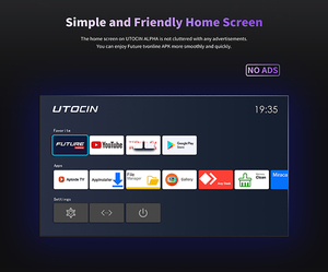 Utocin-Decodificador de TV inteligente Alpha Amlogic S905W2 2GB 16GB <span class=keywords><strong>VS</strong></span> XTV AIR <span class=keywords><strong>PRO</strong></span> WiFi BT Streamer, solo IPTV Future Tvonline - Product Image 4