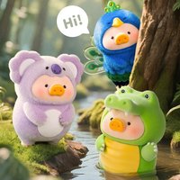 52 TOYS 100% Lulu the Piggy Animal Party Series V1 Blind Box Figurine en peluche de collection Anime Mignonne Décoration Jouet pour Cadeau d'Anniversaire