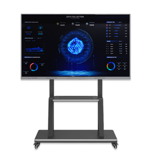 Pantalla Interactiva Táctil IR de 86 Pulgadas y 20 Puntos, con Sistema Operativo Android Windows, para Salas de Reuniones Escolares, Panel Plano Inteligente 4K HD - Product Image 1
