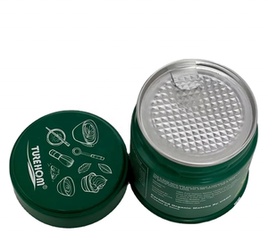 Boîte en métal brillante personnalisée de 30g pour matcha, avec bouchon à vis, impression offset du logo, emballage alimentaire en métal de qualité alimentaire pour café et thé vert - Product Image 1