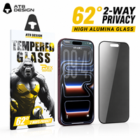 Protection d'écran de confidentialité personnalisée pour iPhone 18 Pro Max, film anti-espion en verre d'alumine haute performance pour iPhone 17 Air